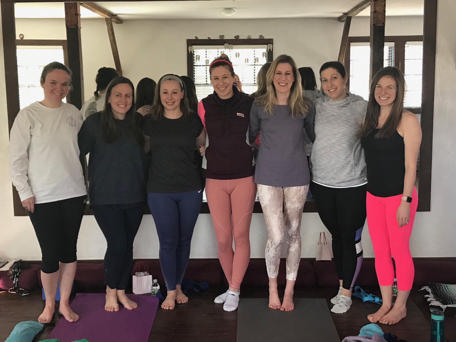 yoga parties and private groups
