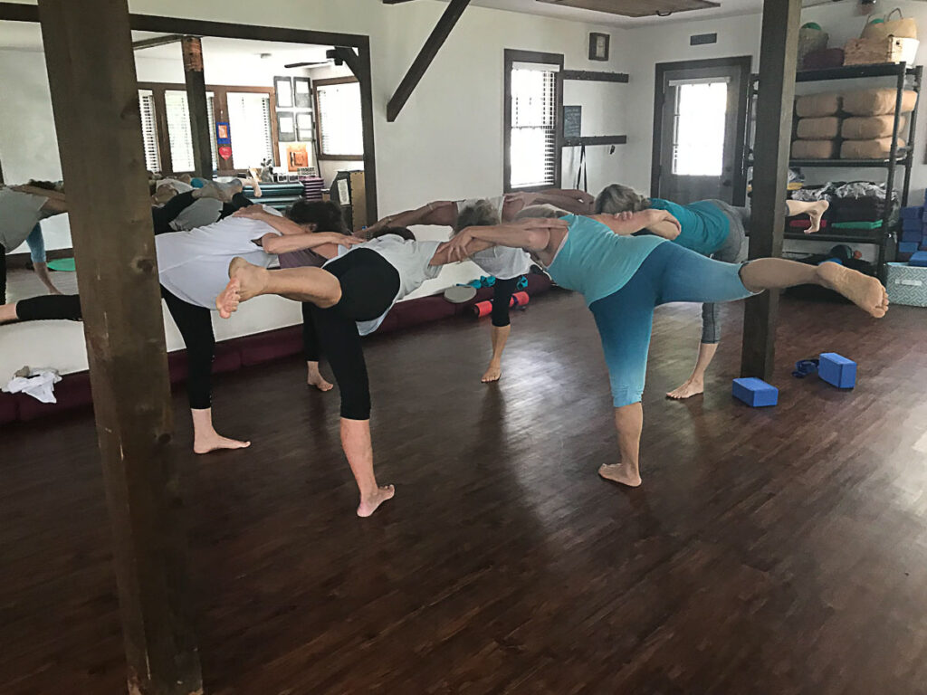 yoga parties and group practice